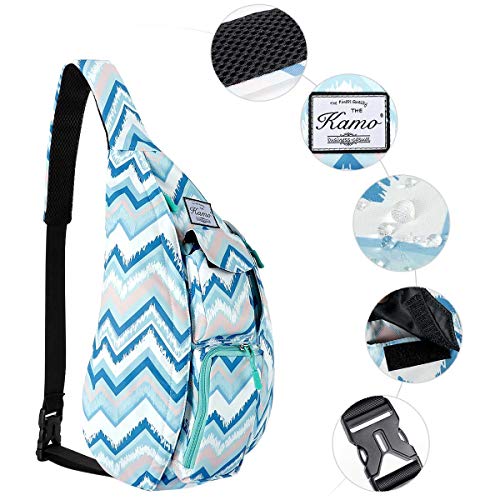 KAMO Sling Backpack - Rope Bag Crossbody Backpack Travel Multipurpose Daypacks for Men Women Lady Girl Teens - Thumbnail 4