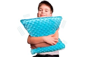 Bright Autism Hugger Pillow for Sensory Needs- Calming Vibrating Pillow for Kids. Therapy Relaxing Tool That Helps Children to Soothe Stress or Anxiety. The Perfect Sleep aid for a Sensory Room.