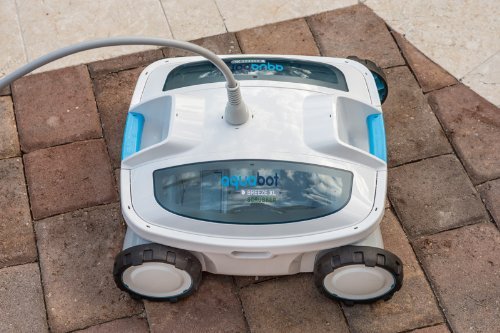 Aquabot ABREEZ4 X-Large Breeze with Scrubbers Robotic Pool Cleaner for Above-Ground and In-Ground Pools (Certified Refurbished)
