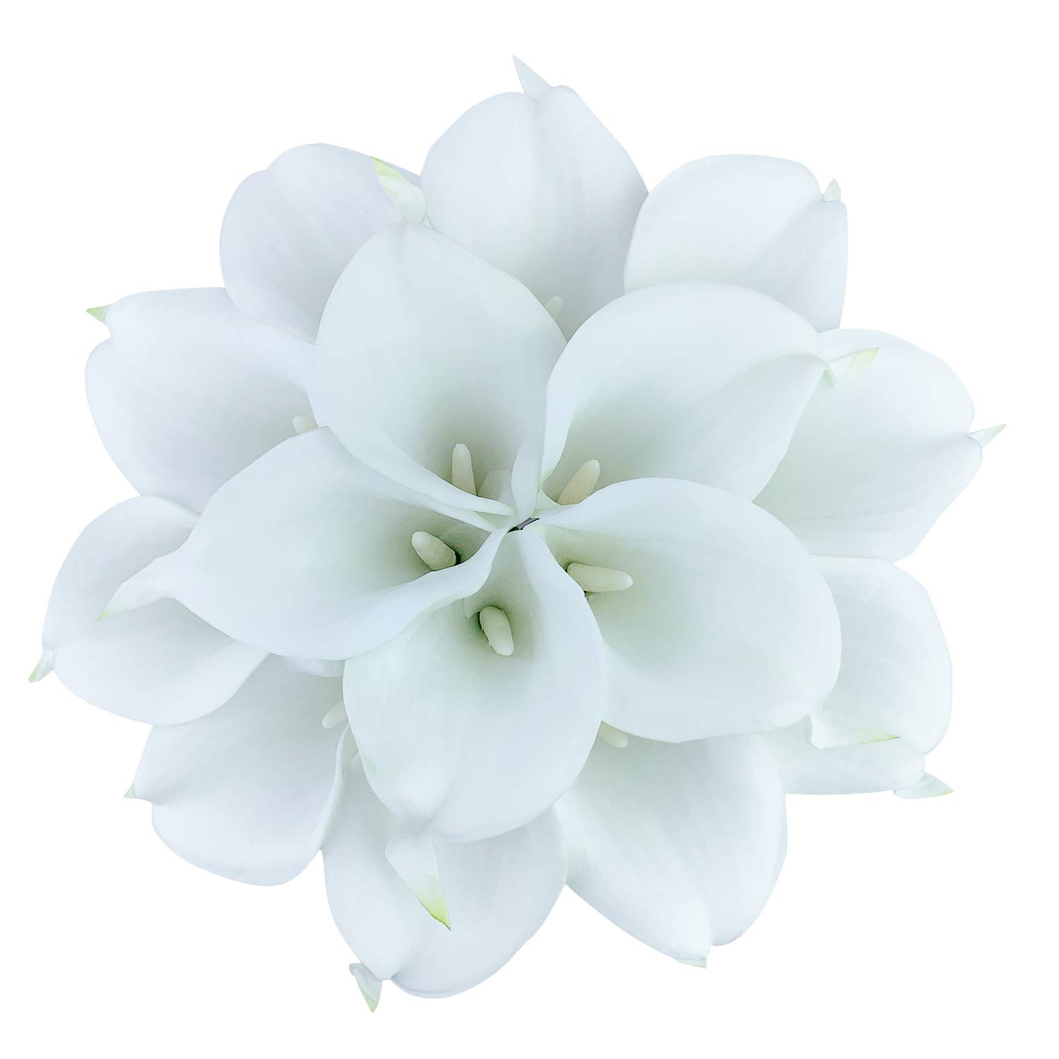 ZGPEPEXIA 15 Pcs Real Touch Calla Lily Artificial