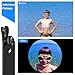Phone Lens, Jopree Mini【 3 Independent DSLR Cell Phone Camera Lens Kit】, 15X Macro Lens, 120°Wide Angle Lens, 180°Fisheye Lens, Universal Lens for All Smart Phone