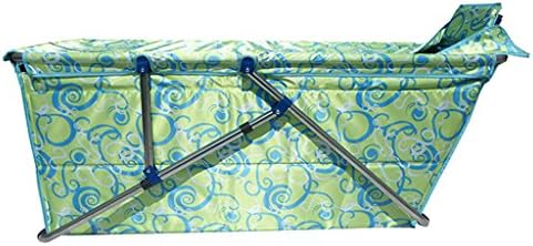 JCoco Foldable Bathtub Adult Household Thickening Outsized Portable Folding Bathtub Insulation Durable Easy To Clean Child Bathtub (color : GREEN)