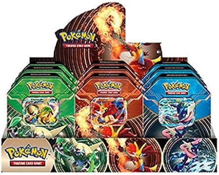 CAJA METALICA EX2014 POKEMON (precio unidad): Amazon.es: Juguetes y juegos