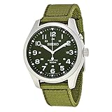 SEIKO SKA725P1,Men's Kinetic,Military Look,Stainless Steel Case,Fabric Strap 100m WR,SKA725