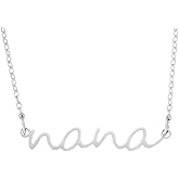 HUTIMY Nana Gift from Granddaughter Necklace for Women Grandma Grandkids Mothers Day Best Gifts for Nana