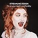 COTEY Halloween Vampire Teeth with Adhesive - Retractable Vampire Fangs for Kids and Adults, Halloween Costume Novelty & Monster Teeth, Easy to Apply and Remove