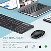Bluetooth-Keyboard-and-Mouse-Jelly-Comb-Multi-device-Wireless-Keyboard-and-Mouse-Set-Ultra-Slim-Rechargeable-UK-Layout-for-Mac-Microsoft-Windows-Android-Laptop-Computer-PC-Tablet-Black Bluetooth Keyboard and Mouse, Jelly Comb Multi-device Wireless Keyboard and Mouse Set Ultra Slim Rechargeable, UK Layout…
