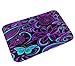 icolor Carpets Floor Mat/Cover Floor Rug Indoor/Outdoor Area Rugs,Washable Garden Office Door Mat,Kitchen Dining Living Hallway Bathroom Pet Entry Rugs with Non Slip Backing (Blue&Purple)