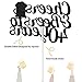 40 Birthday Cake Topper,Cheers & Beers to 40 Years Cake Topper,40th Birthday Wedding Anniversary Party Supplies Glitter Decorations 1 Set