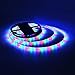 Litake LED Light Strip, Waterproof 12 Volt 16.4FT/5M RGB LED Strip Light Kit, 3528 300LEDs Tape Light Multi-Color Changing Rope Lighting with 24 Key IR Remote Control for Outdoor & Indoor use