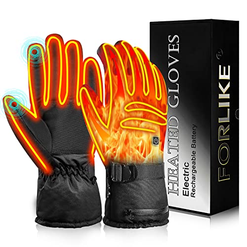 Forlike Heated Gloves Electric Hand Warmer, Touchscreen Winter