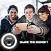 Selfie Ring Light [TAKE CLEAR SELFIES] Adjustable- 3 Level Light Settings For iPhone, Samsung & Smartphones, For Night Time or Dark Rooms [Brightens up Your Face]