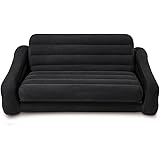 Intex Pull-out Sofa Inflatable Bed, 76" X 87" X 26", Queen 3 Pack