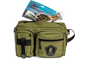 Catch Co Mystery Tackle Box Pond Prowler Sling Fishing Lure Kit – Green Sling Pack with Bonus Multi-Species Bait, Fishing Gear Storage, and Decal