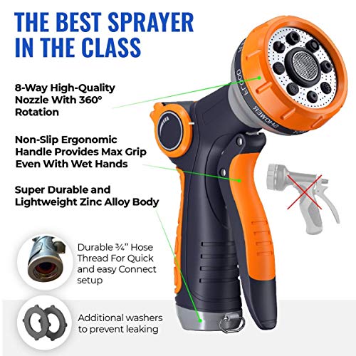 TBI Pro Garden Hose Expandable and Flexible Super Durable 3750D