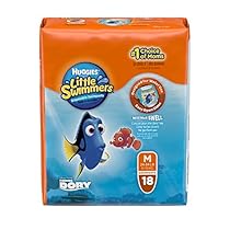 Huggies Little Swimmers Disposable Swimpants (Character May Vary), Medium 18 Count