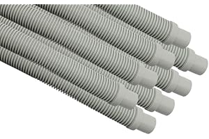 Destroyer Plastics 1 Year Manufacture Warranty Universal Swimming Pool Cleaner Hose 48" Long Kreepy Krauly Baracuda G3 G4 Hayward Navigator Pool Vac Ultra AquaBug (8, Grey)