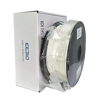 Amazon Com Cc3d Pla Max White Pla Filament 1 75mm Pla Pro Pla 3d Printer Filament 1kg 2 2lbs Spool 3d Printing Materials High Strength Than Normal Pla Plus Filament Industrial Scientific
