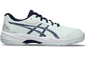 ASICS Kid's Gel-Game 9 Grade School Tennis Shoes, 6, Pale Mint/Blue Expanse