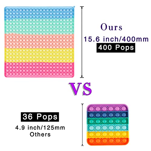 400 Bubbles Biggest Jumbo Huge Pop Pops Poppers it Sensory Autism Gifts