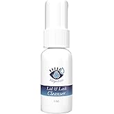 Lid and Lash Cleanser – 1oz Bottle – Pure Hypochlorous Acid Spray for Soothing Dry Eye Irritation – Daily Eyelid & Lash Cleanser