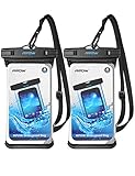 Mpow Waterproof Case, Waterproof Cellphone Dry Bag Full Transparency IPX8 Universal Phone Pouch Compatible for iPhone Xs Max/XS/XR/X/8, Galaxy S10/S10 Plus/S10e/S9, Note 9, Google up to 6.5