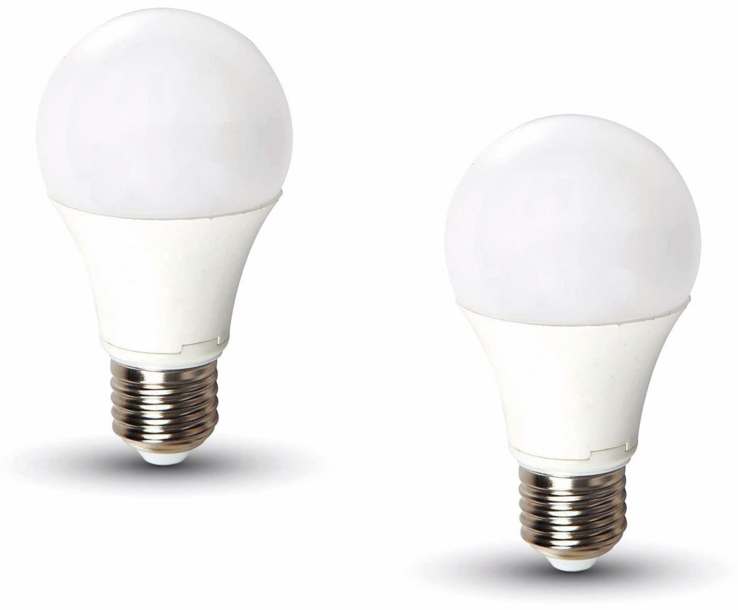 V-TAC V 2129 Pack 2 LED Bulbs E27 9W Bulb A60 3 Step