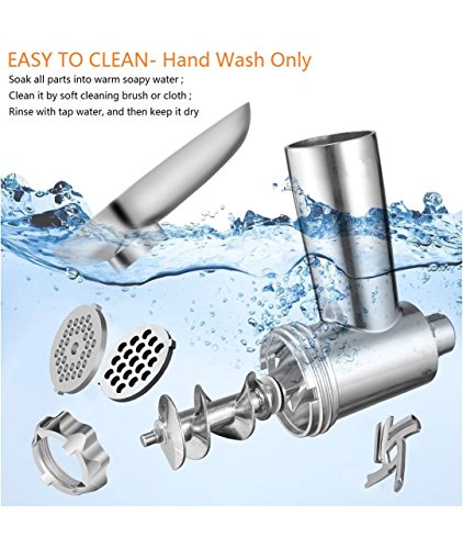 Food Meat Grinder Attachment for Kitchenaid Stand Mixers-Surdy Mixer Accessories as Food Processor Chopper