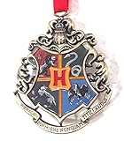 Wizarding World of Harry Potter : Hogwarts School Crest Metal Christmas Tree Ornament