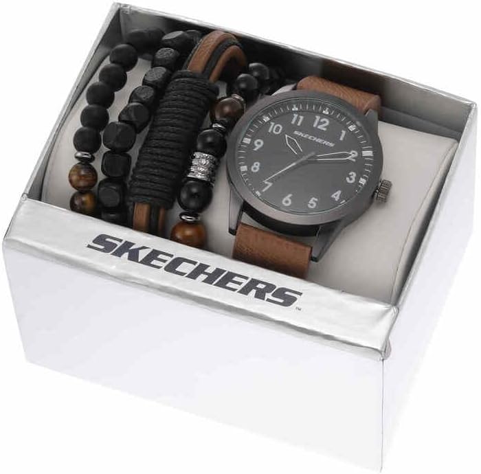 Hommes Analogique Quartz Montre avec Bracelet en Polyuréthane SR9065