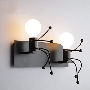 Apliques de Sala de la lámpara de pared simple fascinante moderno