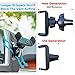 APPS2Car Adjustable Car Vent Phone Mount, with Expandable Spring-Loaded Grip, Universal Strong Hold Air Vent Cell Phone Holder for Car with Super Sturdy Grips, Fit with iPhone and Other Android Phones