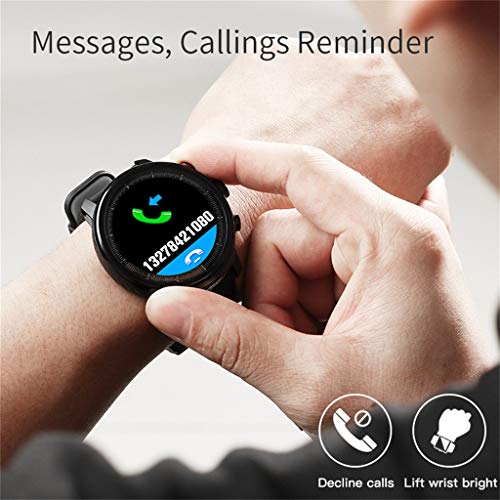 Binmer (TM) LED Touchscreen Waterproof Pedometer Sleep Monitor IP68 Heart Rate Band Wristband Bracelet Wrist Smart Watch (Green)