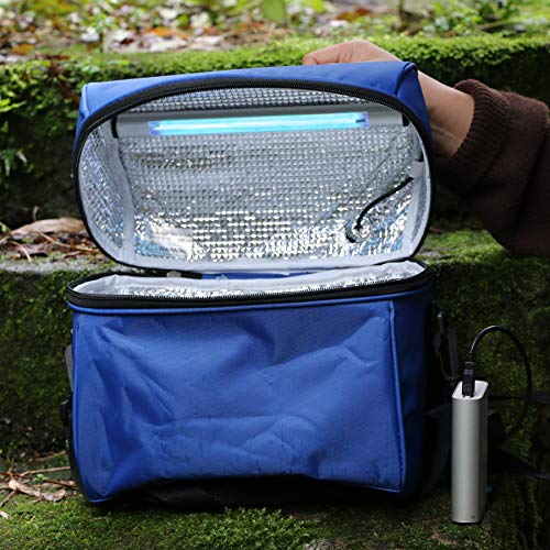UV-C Light UV Cleaner Sterilization Bag Portable for CPAP Tool/USB Input/Jumbo Size Capacity/Timer 5 Minutes/UVC Without Ozone Smell - Thumbnail 2