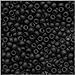 Toho Round Seed Beads 11/0 #49F 'Opaque Frosted Jet' 8 Gram Tube