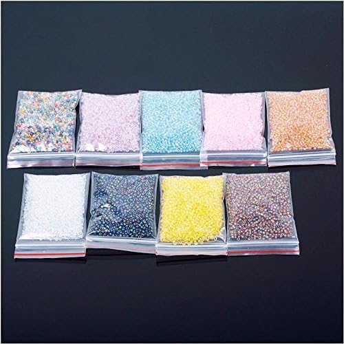 LEIZENG 1200Pcs 2mm Colorful Glass Beads Seed Round Spacer Jewelry DIY Pearls Making Pink