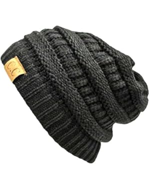 Women's Thick Slouchy Knit Beanie Cap Hat