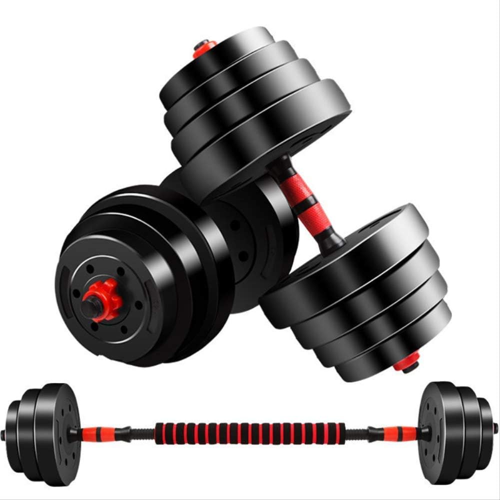 Vvlo Dumbbell Set Squat Home Weights Dumbbells Weights Combination Weights Double Use Set Small Hole Curved Bar Fitness Bar Barbell Piece Indoor Exercise (Size : 10)