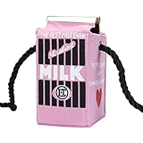 Creazy® Girls Women Milk Cartoon Canvas Shoulder Bag