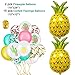 78pcs Hawaiian Aloha Party Decorations Aloha Banners with Flamingo Topper Pineapple Balloons Tropical Palm Leaves Umbrella Straws for Summer Luau Birthday Party Supplies