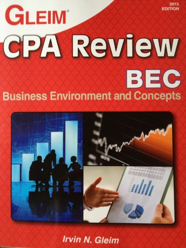 CPA Review BEC: Business Environment and Concepts