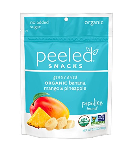 Peeled Snacks Organic Dried Fruit, Paradise Found, 3.5 Ounce