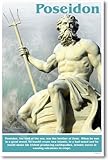 Ancient Greece: Greek Mythology, Lord of the Sea, Brother of Zeus, Poseidon, Classroom Poster