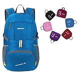 HEXIN Lightweight Packable Durable Water Resistance Travel Backing Daypack for Men Women