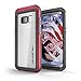 Galaxy S8 Plus Waterproof Case, Ghostek Atomic 3 Silver Series | Underwater| Adventure Ready | Ultra Fit | Swimming Red