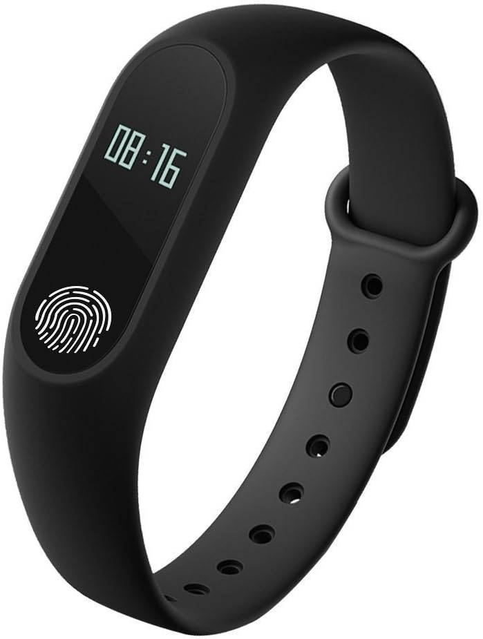 Heypex MB5 Waterproof Fitness Smart Band with Heart Rate Sensor/Pedometer/Sleep Monitoring for All Android, IOS and Windows Device (Random Colour)