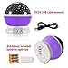 Night Lighting, 3 Modes Rotating Star Light Projector 4LED Romantic Night Lamp Projection, Cosmos Star Sky Moon Lamp Projector for Kids Baby Bedroom, Christmas Gifts BY Noza Tec (Purple)