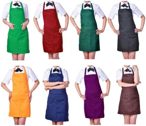 Women's Chefs Butchers Kitchen Cooking Craft Baking Apron with Front Pocket