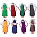 Women's Chefs Butchers Kitchen Cooking Craft Baking Apron with Front Pocket