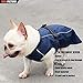 Dog Raincoat Adjustable Lightweight Jacket with Reflective Straps Buckle and Harness Hole Best Gift for Large Medium Small Puppy Dog[ Navy Blue, XL]